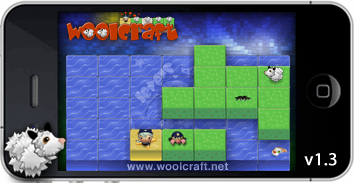 Woolcraft iphone app dec 2011 from France Woolcraft level editor dec 2011