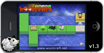 Woolcraft iphone app aug 2012 from France Woolcraft level editor aug 2012