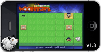 Woolcraft iphone app aug 2012 from France Woolcraft level editor aug 2012