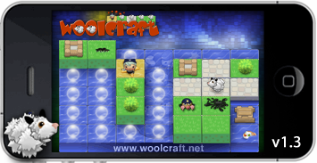 Woolcraft iphone app oct 2012 from France Woolcraft level editor oct 2012