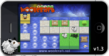 Woolcraft iphone app dec 2012 from France Woolcraft level editor dec 2012