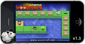 Woolcraft iphone app jun 2013 from Sweden Woolcraft level editor jun 2013