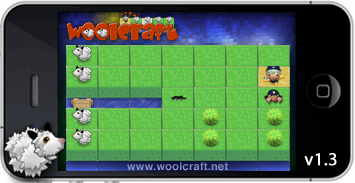 Woolcraft iphone app jun 2013 from Spain Woolcraft level editor jun 2013