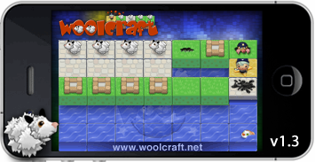 Woolcraft iphone app jun 2016 from Wild Wild Web Woolcraft level editor jun 2016