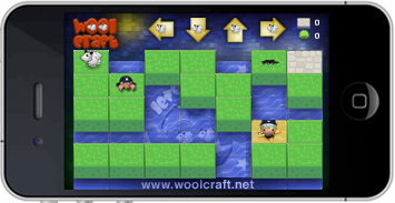 Woolcraft iphone app sep 2011 from France Woolcraft level editor sep 2011