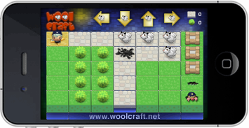 Woolcraft iphone app feb 2012 from France Woolcraft level editor feb 2012